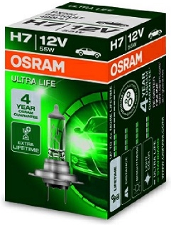 Lemputė H7 OSRAM 12V/55W PX26D ULTRA LIFE