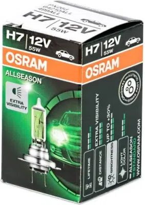 Lemputė H7 OSRAM 12V/55W PX26D ALL SEASON