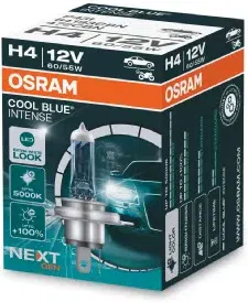 Lemputė H4 OSRAM 12V/60/55W P43T COOL BLUE INTENSE NEXTGEN 5000K