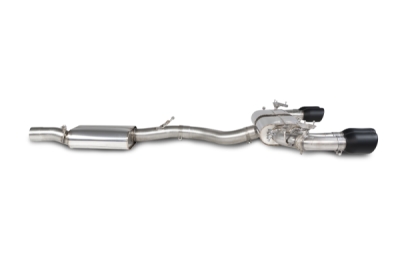 GPF-back výfukový systém s rezonátorem, s klapkou SCORPION SST015C