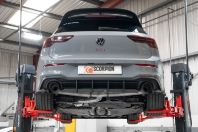 GPF-back výfukový systém bez rezonátoru SCORPION SVWS069CF