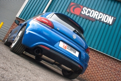 Cat-back výfukový systém bez rezonátoru SCORPION SVWS041C