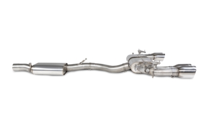 GPF-back výfukový systém s rezonátorem, s klapkou SCORPION SST015