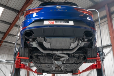 GPF-back výfukový systém s rezonátorem SCORPION SST017C