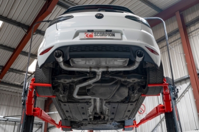 Cat-back výfukový systém GTI Style SCORPION SVWS068