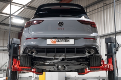 GPF-back výfukový systém s rezonátorem SCORPION SVW069