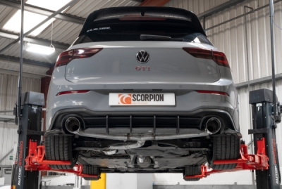 GPF-back výfukový systém s rezonátorem SCORPION SVW069D