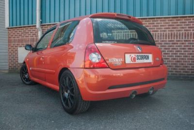 Cat-back výfukový systém s rezonátorem SCORPION SRN019D