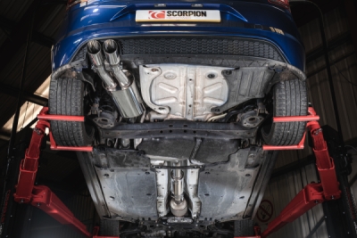 GPF-back výfukový systém s rezonátorem SCORPION SVW061