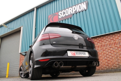 Cat-back výfukový systém s rezonátorem, bez klapky SCORPION SVW044D