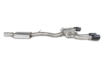 GPF-back výfukový systém s rezonátorem, bez klapky SCORPION SST016C