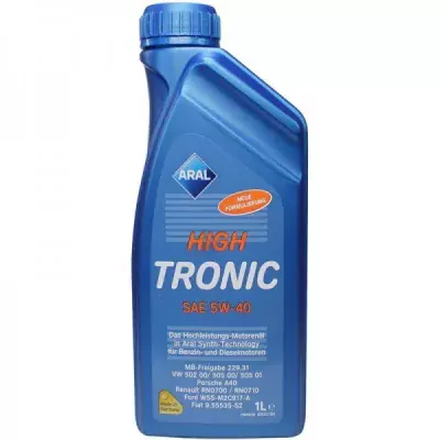 Ulje ARAL HIGH TRONIC 5W40 1 L - (VW 505 01, GM Dexos2, MB 229.51, Ford WSS-M2C917-A)