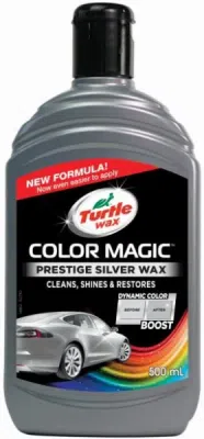 VOSAK U BOJI SREBRNI 500ML COLOR MAGIC PRESTIGE SILVER WAX EMULZIJA TURTLE WAX