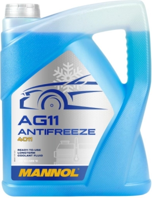 Antifriz RAZRIJEĐENI MANNOL G11 Plavi MANNOL -40C LONGTERM AG11 VW TL774C 5 L