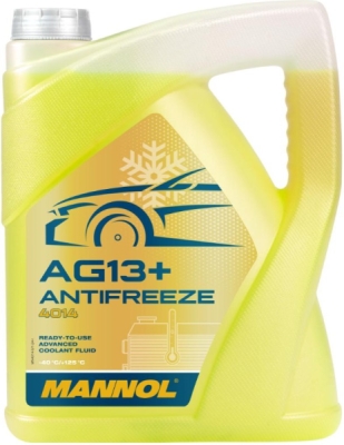 Antifriz Žuti RAZRIJEĐENI READY TO USE G13+ -40 C 5 L - (BMW, FORD, GM, RENAULT)