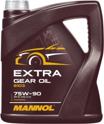 Ulje za mjenjač MANNOL EXTRA GETRIEBEOEL GL-4/GL-5 LS 75W90 4 L