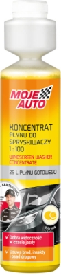 Koncentrat ljetne tekućine za vjetrobran Limun 250ml MOJE AUTO 19-087