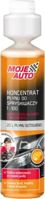 Koncentrat ljetne tekućine za vjetrobran Naranča 250ml MOJE AUTO 19-088