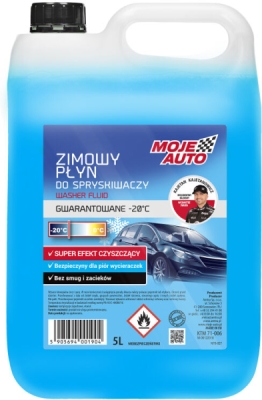 Zimska tekućina za vjetrobran -20°C 5L MOJE AUTO 71-006