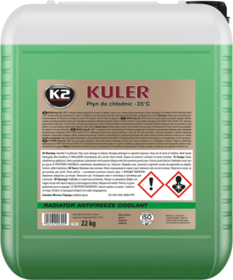Rashladna tekućina Kuler zelena -35°C 20kg K2 W406Z