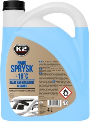 Zimska tekućina za vjetrobran Nano -18°C 4L K2 K627