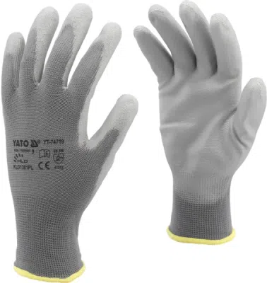 Radne rukavice vel. 10 najlon/PU, sive YATO YT-7472