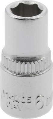 Nasadni ključ 1/4" 6 mm 6-kutni, kratki YATO YT-1405