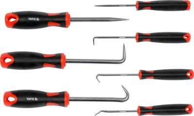 Set kukica s ručkom 7 kom YATO YT-08425