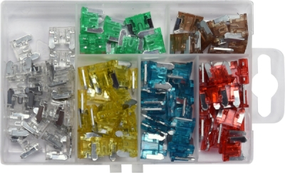 Set niskoprofilnih osigurača MINI 100 kom YATO YT-83145