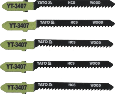 List ubodne pile za drvo T 13 TPI 5 kom YATO YT-3407