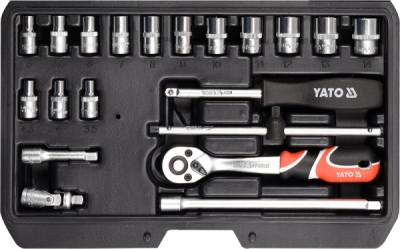 Garnitura alata 1/4" 20 kom YATO YT-14491
