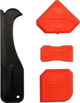 Set lopatica za silikon 3 kom + rezač YATO YT-5262