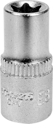 Nasadni ključ TORX 1/4" E8, kratki YATO YT-05215