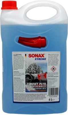 Tekućina za pranje vjetrobranskog stakla -20C 4L NANO SONAX zimska NANO EXTREME SONAX