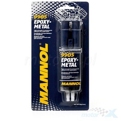 EPOKSNO LJEPILO ZA METAL 30G 2-KOMPONENTNO / MANNOL