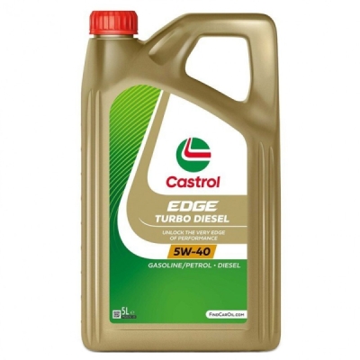Ulje CASTROL EDGE TURBO DIESEL 5W40 5 L - (VW 505 01, MB 229.51, Ford WSS-M2C917-A)