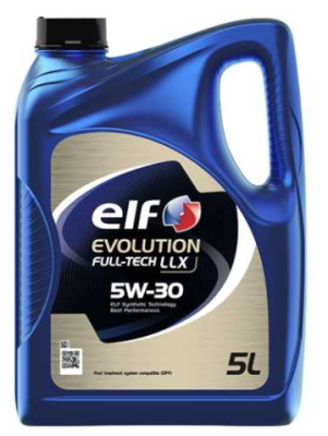 Ulje ELF EVOLUTION FULL-TECH LLX 5 L - (VW 504, VW 507, BMW Longlife-04, MB 229.52, Opel OV 040 1547 - D30)