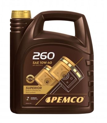 Ulje SCT PEMCO IDRIVE 260 10W40 5 L - (ACEA A3/B4, VW 505, RN0710, MB 229.3)