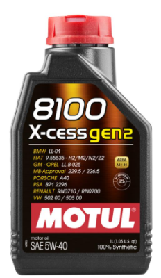 MOTUL 8100 X-CESS GEN2 5W40 1L 109774