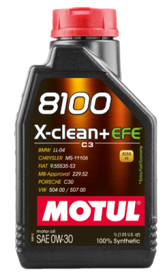 MOTUL 8100 X-CLEAN+ EFE 0W30 1L 11676
