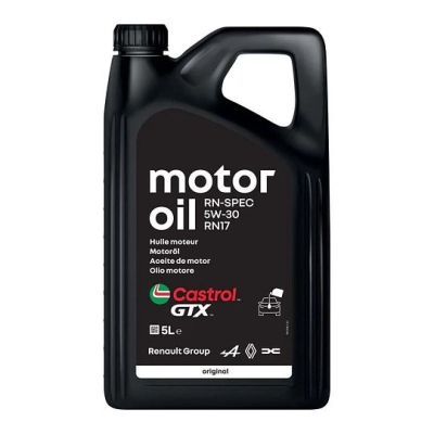 Ulje RENAULT CASTROL GTX RN-Spec 5W30 RN17 5 L - (BLUE Dci motori, 0.9 Tce motori, 1.0 Tce motori, 1.3 Tce motori)