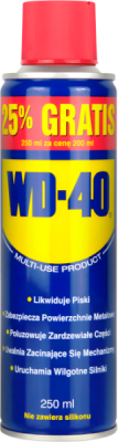 WD40 sprej 250 ML + 25% GRATIS