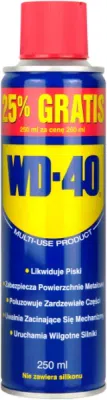 WD40 sprej 250 ML + 25% GRATIS