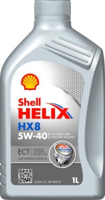 Ulje SHELL HELIX HX8 ECT 5W40 1 L - (BMW Longlife-04, RN710, MB 229.51, GM Dexos2)
