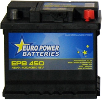 Starter akumolator EURO POWER BATTERIES 207X175X190 533388 - 45AH