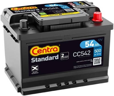 Starter akumolator CENTRA STANDARD 242X175X175 - 54 Ah