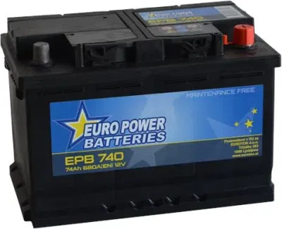Starter akuimolator EURO POWER BATTERIES 278X175X190 - 74AH