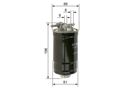 Palivový filtr BOSCH 0 450 906 295