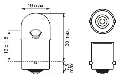 Žárovka, blikač BOSCH 1 987 302 203