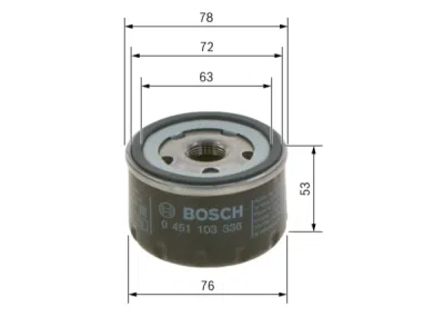 Olejový filtr BOSCH 0 451 103 336